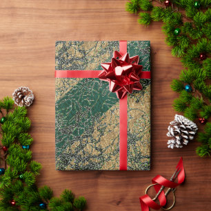 Cadeau BRANCHES FESTIVES papier d'emballage