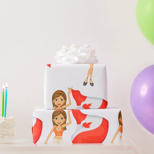 Cadeau Bravo pour le papier d'emballage canadien