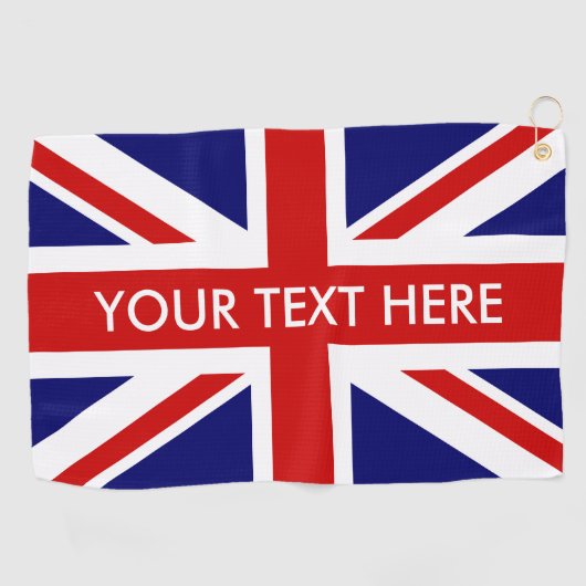 Cadeau britannique fait sur commande de serviette (Horizontal)