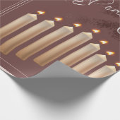 CADEAU BRONZE HANOUKKA THEMED WRAPPER PAPIER (Coin)