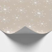 Cadeau Brown et blanc de papier d'emballage de (Coin)