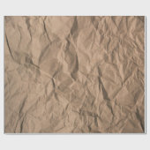 Cadeau Brown texture de papier recyclé broyé (Plat)