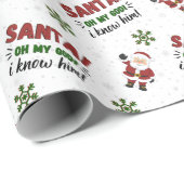 Cadeau Buddy le papier d'enveloppement Elf (Coin rond)