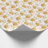 Cadeau Bumble Bees mignonne et Sunflower Wrapper Papier (Coin)