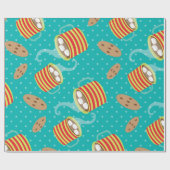 Cadeau Cacao et papier d'emballage de vacances de (Plat)