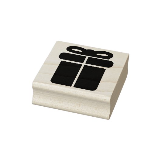 Cadeau cadeaudoos silhouet patroon kunststempel 	rubberstempel (Stempel)