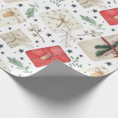 Cadeau Cadeaux de vacances Papier d'enveloppement de styl (Coin)