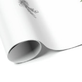 Cadeau Cafés Kcoton Papier d'enveloppement de Noël (Coin rond)