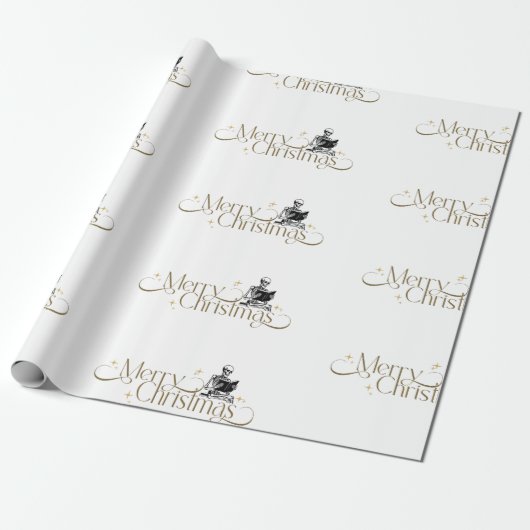 Cadeau Cahier de Noël gothique Squelette Livre papier d'e (Déroulé)