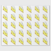 CADEAU CALE DE FROMAGE SUISSE DE PAPIER D'EMBALLAGE (Plat)