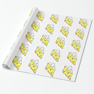 CADEAU CALE DE FROMAGE SUISSE DE PAPIER D'EMBALLAGE