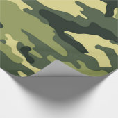 Cadeau Camouflage vert| Papier à envelopper (Coin)