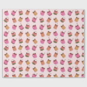 Cadeau Caoutchouc chaud et café Papier d'enveloppement de (Plat)