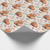 Cadeau Captivant papier capybara enveloppant (Coin)