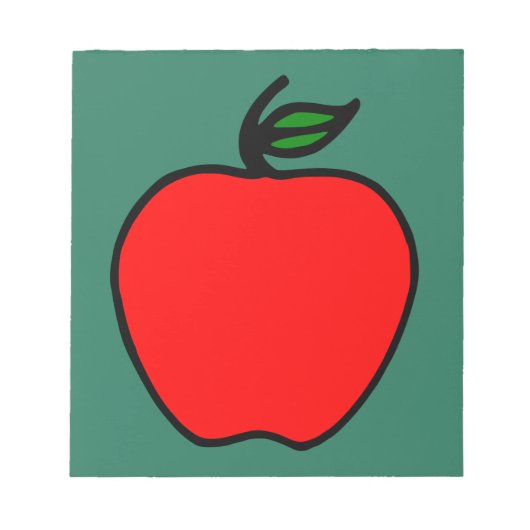 Cadeau carnet de notes Pomme Rouge (Devant)