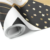 Cadeau Carreau de noël abstrait papier d'emballage (Coin rond)