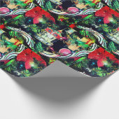 Cadeau Carrousel Noël Ornament Vacances Papier d'envelopp (Coin)