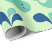 Cadeau Cartoon de Whimsical Époux Papier d'enveloppement (Coin rond)