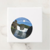 Cadeau Cascade d'Islande - étiquettes de faveur (En situation)