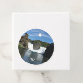 Cadeau Cascade d'Islande - étiquettes de faveur (En situation)