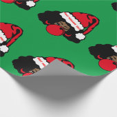 Cadeau Ce papier d'enveloppement de Noël Melanin® Tho (Coin)