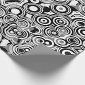 Cadeau Cercles abstraits enveloppant du papier (Coin)