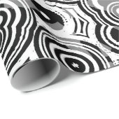 Cadeau Cercles abstraits enveloppant du papier (Coin rond)