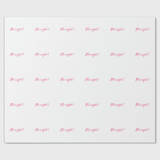 Cadeau C'est du papier d'emballage minimaliste pour bébé