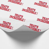 Cadeau C'est incroyable souvenirs TV envelopper du papier (Coin)