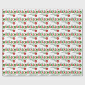 Cadeau C'est la saison Fa La La Wrapping Papier (Plat)