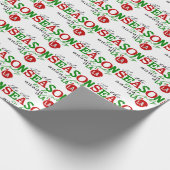 Cadeau C'est la saison Fa La La Wrapping Papier (Coin)