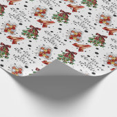 Cadeau C'est la saison pour étinceler le papier d'envelop (Coin)