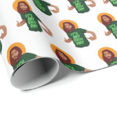 Cadeau C'est mon Anniversaire Papier à envelopper Noël (Coin rond)