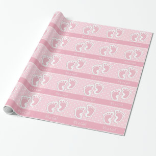 Cadeau C'est un papier d'emballage de baby shower de