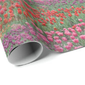 Cadeau Champ De Papier D'Enveloppement De Tulipes (Coin rond)