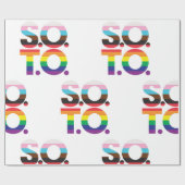 Cadeau Chanter du papier d'emballage (Plat)