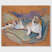 Cadeau Chat, Août Papier d'emballage Macke (Plat)