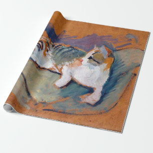 Cadeau Chat, Août Papier d'emballage Macke