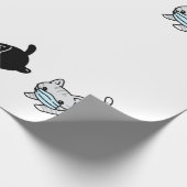 Cadeau CHAT AVEC papier enveloppant MASQUE (Coin)