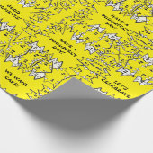 Cadeau Chats d'anniversaire 2 Papier d'enveloppement (Coin)