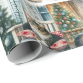 Cadeau Chats de Noël brillants Artisanat ou papier d'emba (Coin rond)