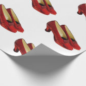Cadeau Chaussons Rouges Ruby Papier à envelopper pour ven (Coin)