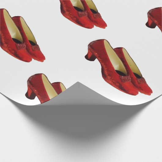 Cadeau Chaussons Rouges Ruby Papier à envelopper pour ven (Coin)