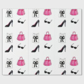 Cadeau Chaussures de mode sac à main papier d'emballage d (Plat)