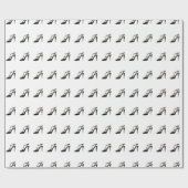 Cadeau Chaussures enveloppant du papier (Plat)