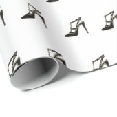 Cadeau Chaussures enveloppant du papier (Coin rond)