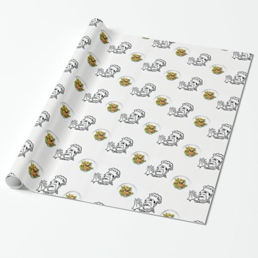 Cadeau Chef papier d'emballage (Déroulé)