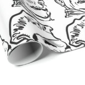 Cadeau Chef papier d'emballage (Coin rond)