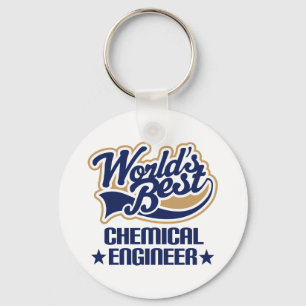 Cadeau chemisch ingenieur sleutelhanger