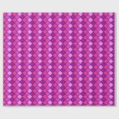 Cadeau Chèques en diamant rose Envelopper du papier (Plat)